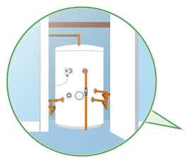 Water cylinder bubble