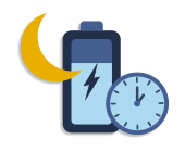 Force charge with solar panels