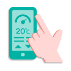 Smart heating with air Conditioning