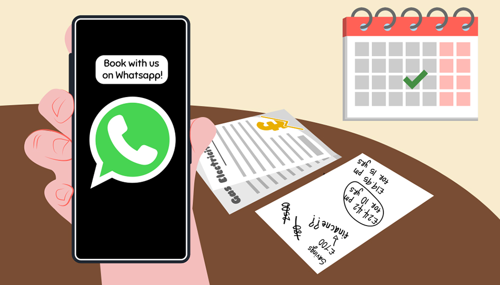 Book via Whatsapp a meeting about a heat pump installation UK