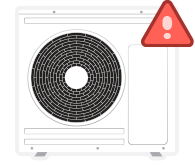 Reliable heat pump maintenance icon